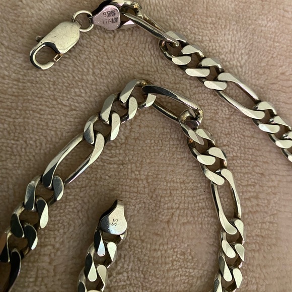 Sterling silver figero chain - Picture 3 of 3